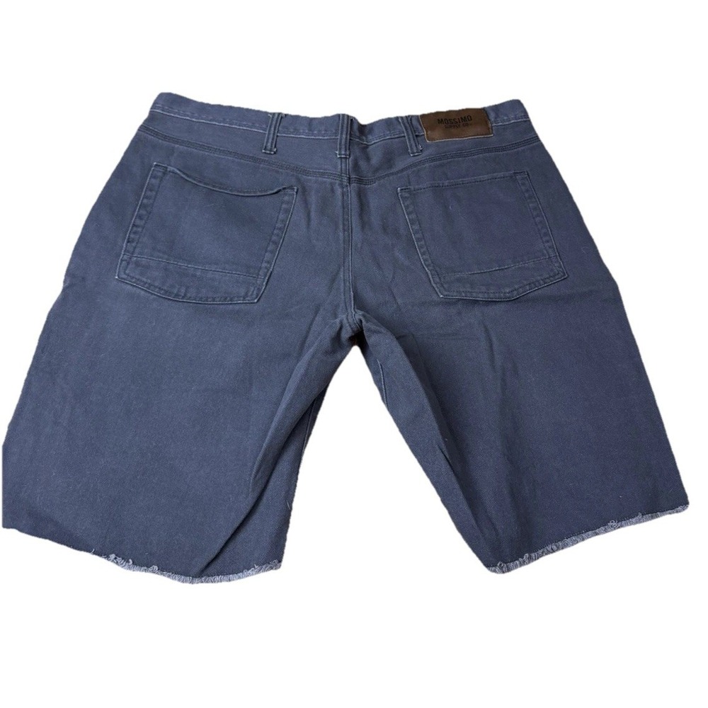MOSSIMO Set Of 3 Bermuda Stretch Denim Shorts Slim SZ 40 MENS Casual frayed - Picture 5 of 15